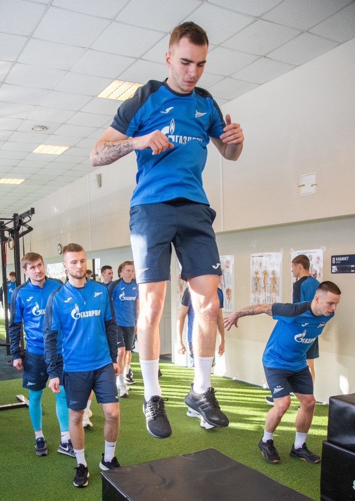 Тренировка «Зенита»-2 в «Газпром»-Академии