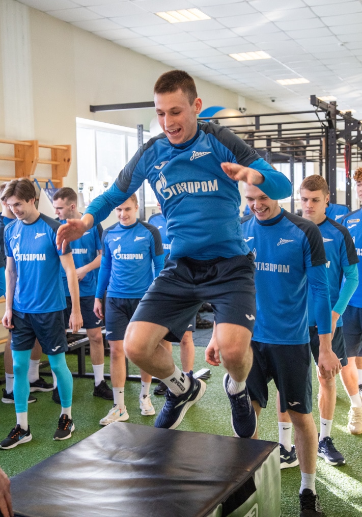 Тренировка «Зенита»-2 в «Газпром»-Академии