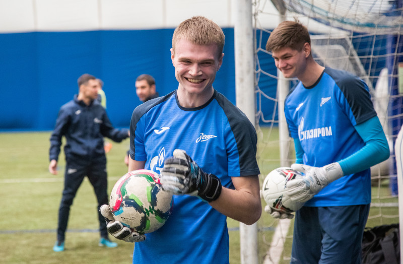 Тренировка «Зенита»-2 в «Газпром»-Академии