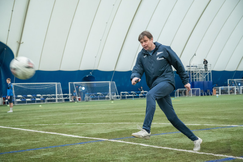 Тренировка «Зенита»-2 в «Газпром»-Академии