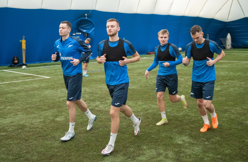 Тренировка «Зенита»-2 в «Газпром»-Академии