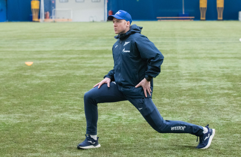 Тренировка «Зенита»-2 в «Газпром»-Академии