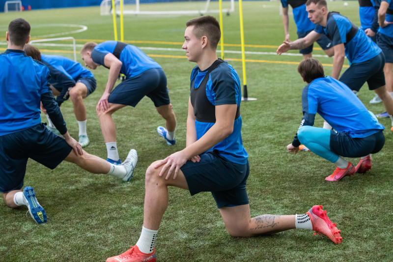 Тренировка «Зенита»-2 в «Газпром»-Академии