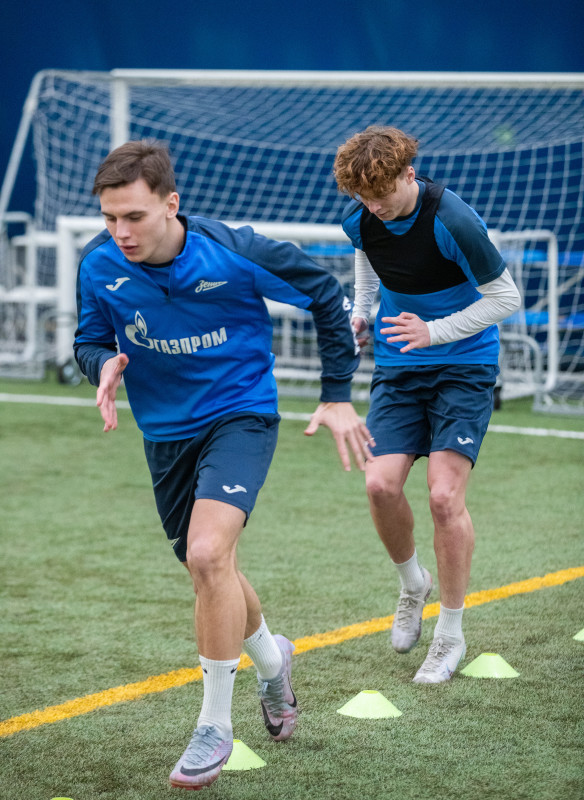 Тренировка «Зенита»-2 в «Газпром»-Академии