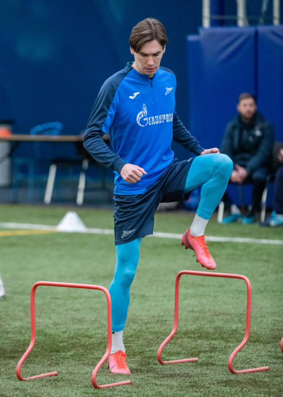 Тренировка «Зенита»-2 в «Газпром»-Академии