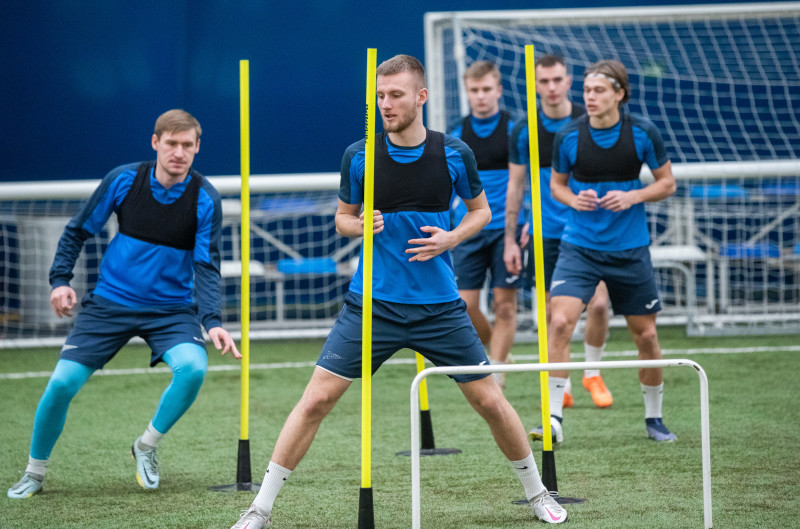 Тренировка «Зенита»-2 в «Газпром»-Академии