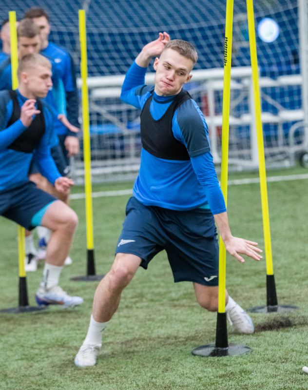 Тренировка «Зенита»-2 в «Газпром»-Академии