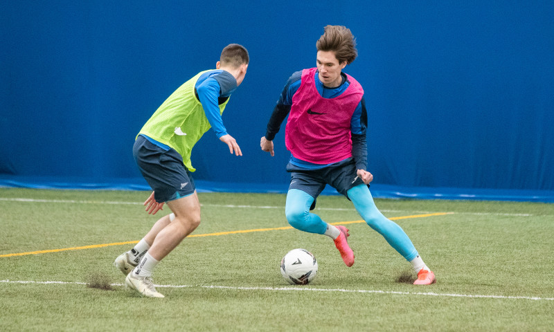 Тренировка «Зенита»-2 в «Газпром»-Академии