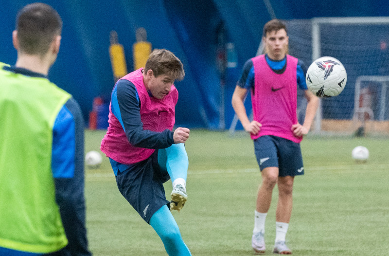 Тренировка «Зенита»-2 в «Газпром»-Академии