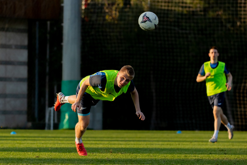 Зимний учебно-тренировочный сбор «Зенита»-2 в Турции: 17 февраля, вечерняя тренировка