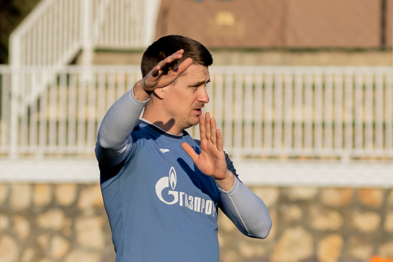 Зимний учебно-тренировочный сбор «Зенита»-2 в Турции: 17 февраля, вечерняя тренировка