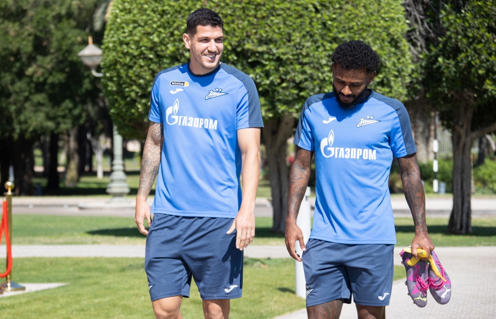 Третьи «Газпром» — тренировочные сборы  в Абу-Даби: 22 февраля, утренняя тренировка