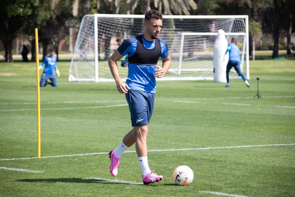 Третьи «Газпром» — тренировочные сборы  в Абу-Даби: 22 февраля, утренняя тренировка