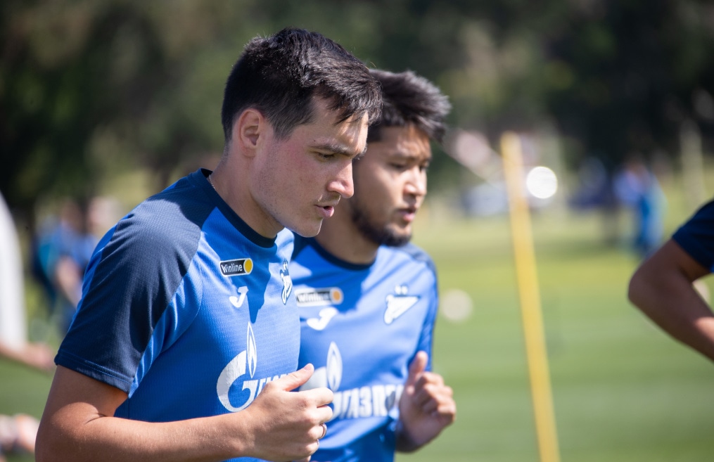 Третьи «Газпром» — тренировочные сборы  в Абу-Даби: 22 февраля, утренняя тренировка