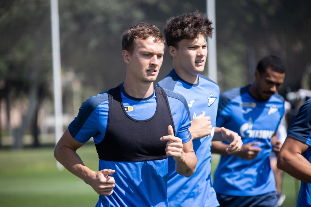 Третьи «Газпром» — тренировочные сборы  в Абу-Даби: 22 февраля, утренняя тренировка