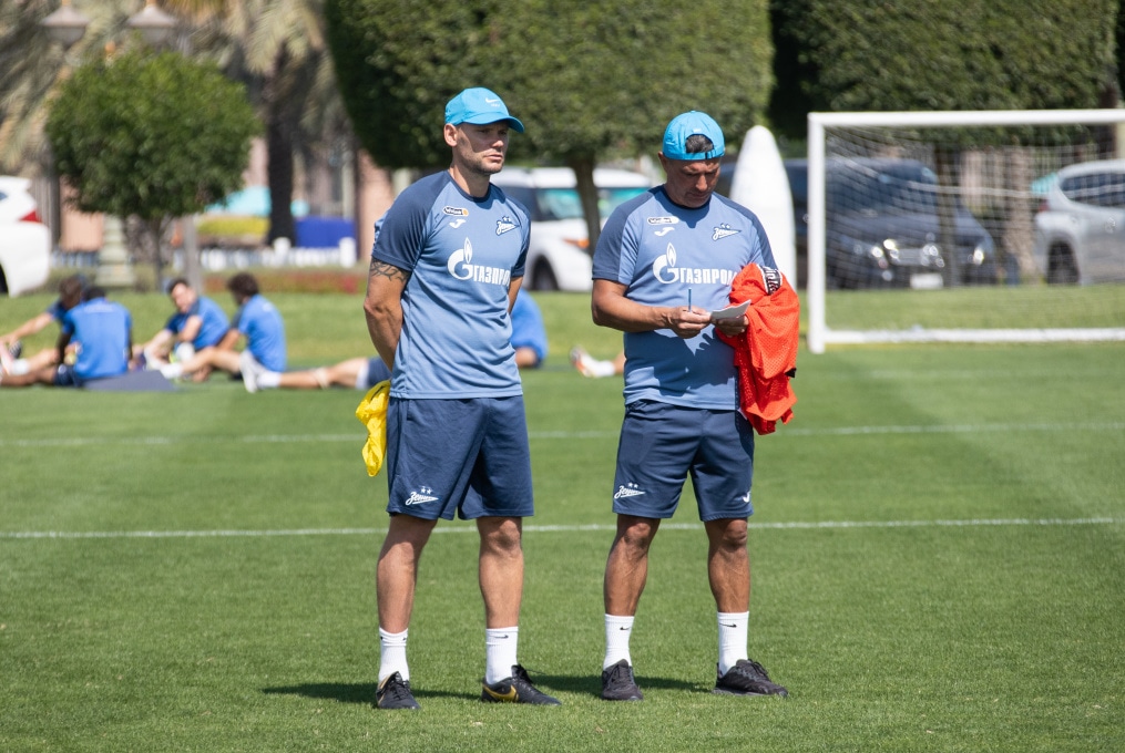 Третьи «Газпром» — тренировочные сборы  в Абу-Даби: 22 февраля, утренняя тренировка
