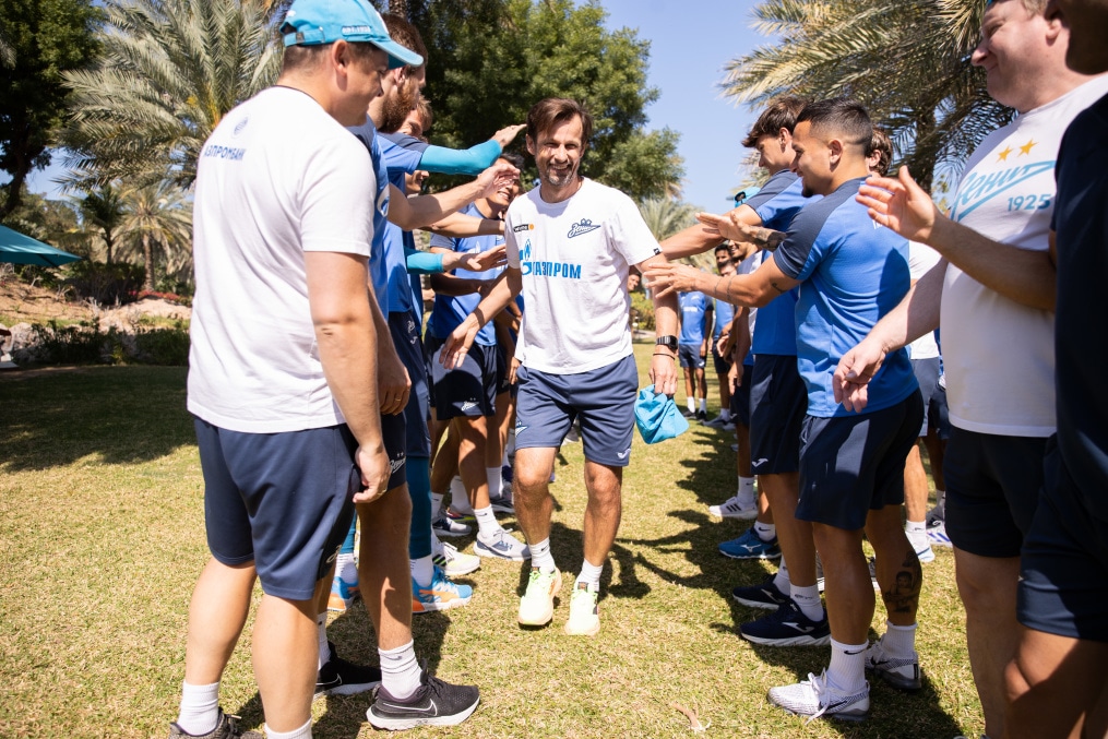 Третьи «Газпром» — тренировочные сборы  в Абу-Даби: 27 февраля, утренняя тренировка