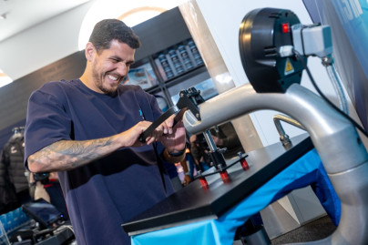 Презентация новичков сине-бело-голубых в магазине «Зенит-Арена»