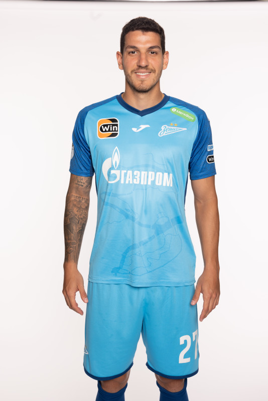 Фотосессия игроков ФК «Зенит» в форме Joma, сезона 2023/24