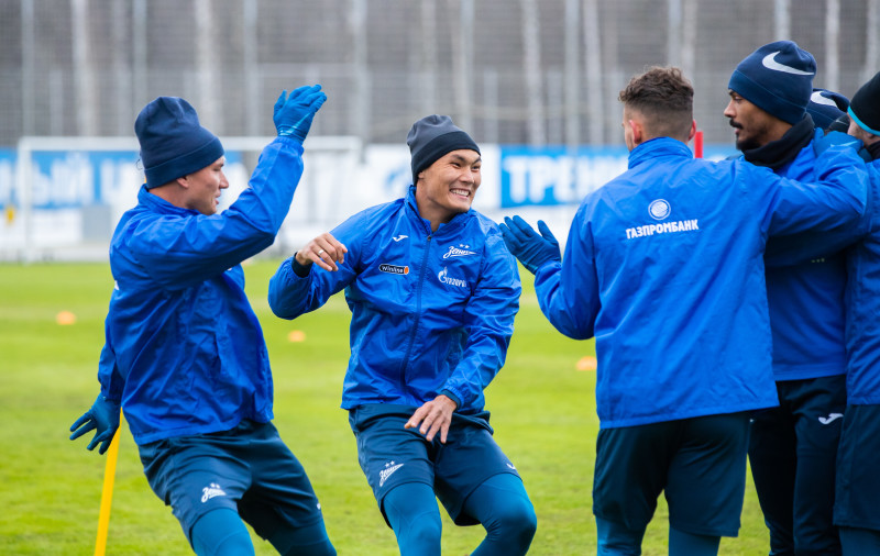 Открытая тренировка «Зенита» перед матчем с «Уралом»