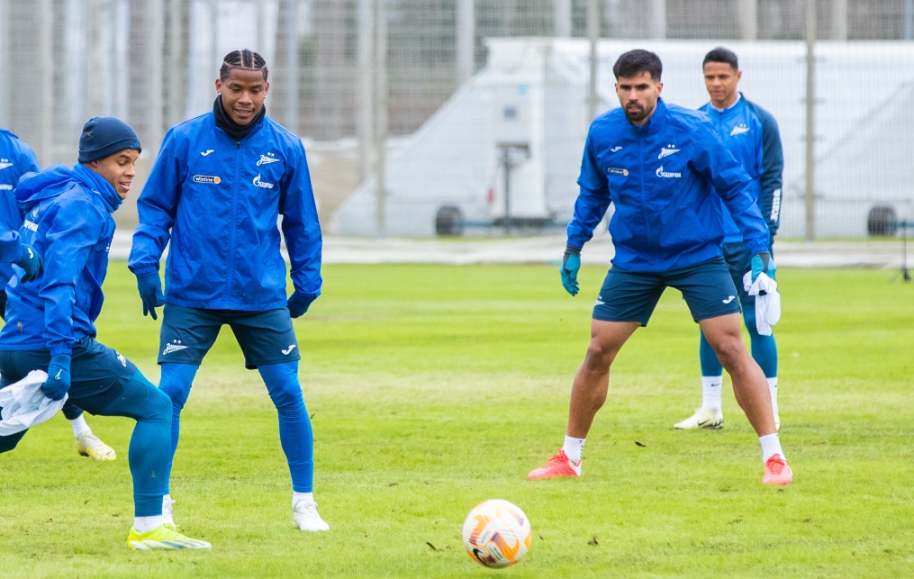 Открытая тренировка «Зенита» перед матчем с «Уралом»