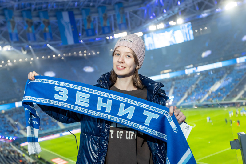 Болельщики на матче «Зенит» — «Динамо»
