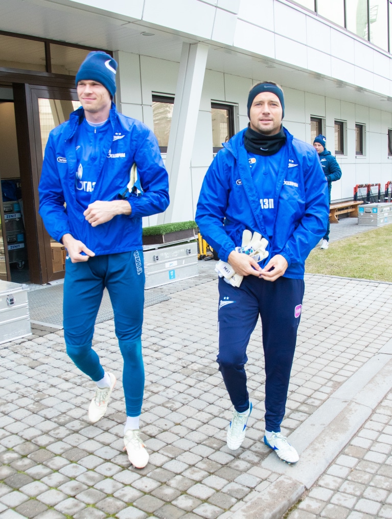 Открытая тренировка «Зенита» перед матчем с «Црвена Звезда»