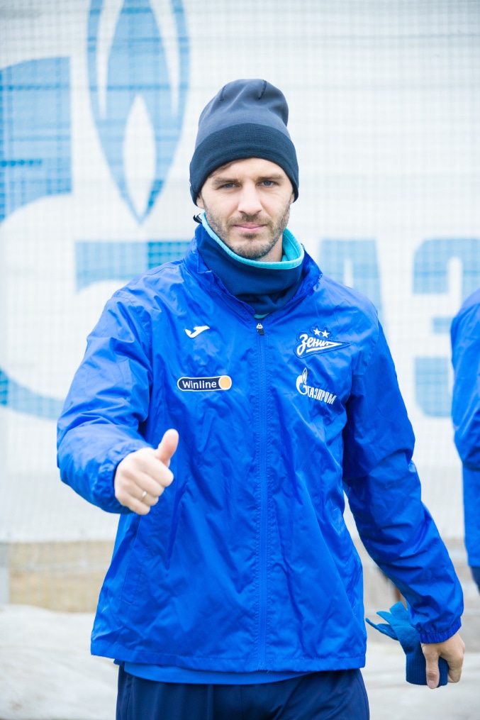 Открытая тренировка «Зенита» перед матчем с «Црвена Звезда»