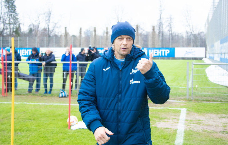 Открытая тренировка «Зенита» перед матчем с «Црвена Звезда»