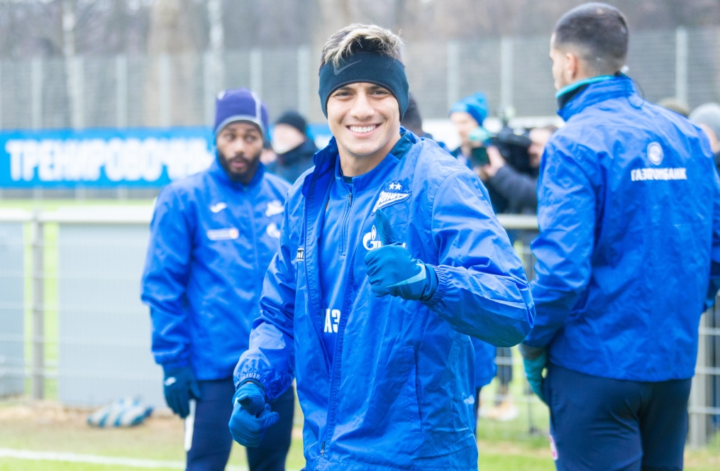 Открытая тренировка «Зенита» перед матчем с «Црвена Звезда»