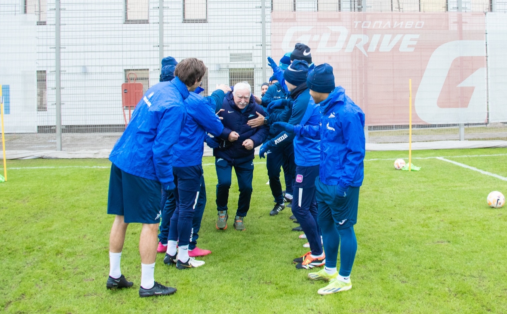 Открытая тренировка «Зенита» перед матчем с «Црвена Звезда»