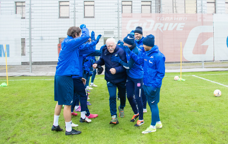 Открытая тренировка «Зенита» перед матчем с «Црвена Звезда»