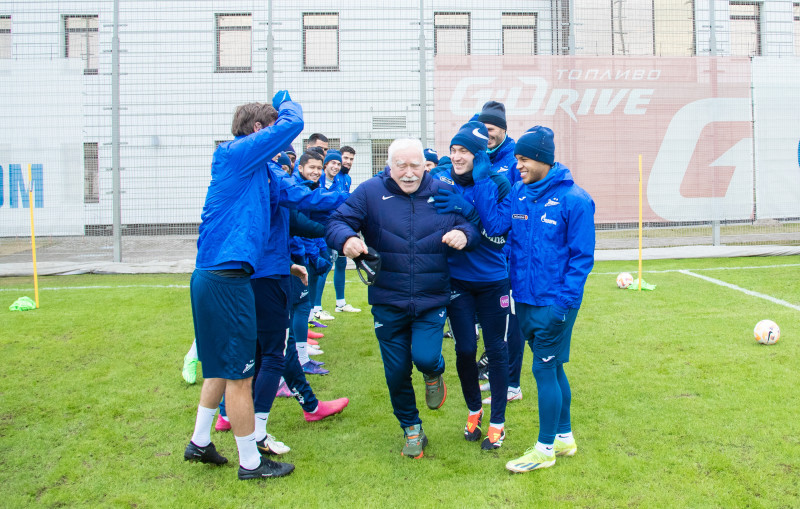 Открытая тренировка «Зенита» перед матчем с «Црвена Звезда»