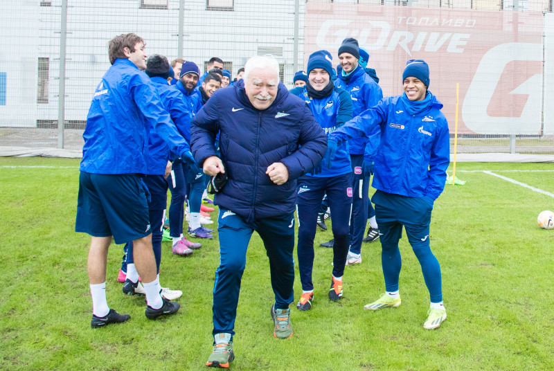 Открытая тренировка «Зенита» перед матчем с «Црвена Звезда»