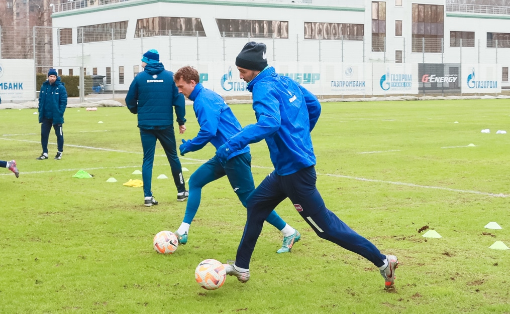 Открытая тренировка «Зенита» перед матчем с «Црвена Звезда»