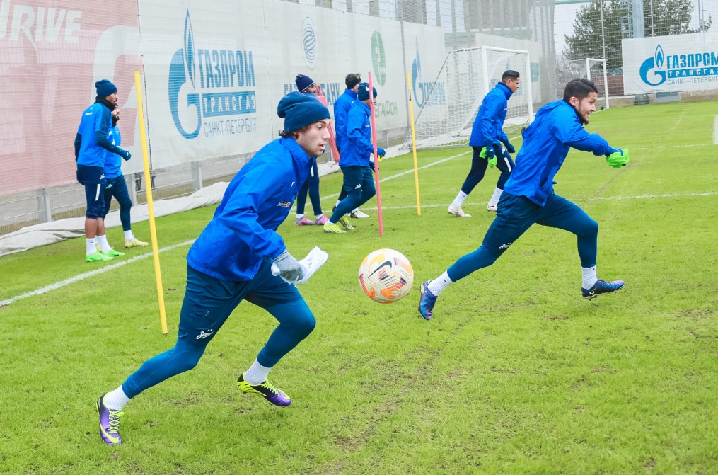 Открытая тренировка «Зенита» перед матчем с «Црвена Звезда»