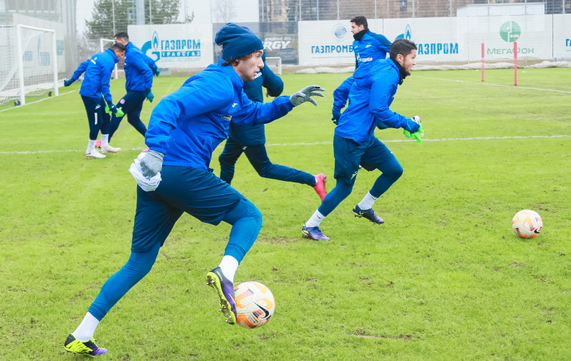 Открытая тренировка «Зенита» перед матчем с «Црвена Звезда»