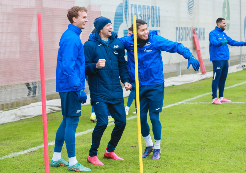 Открытая тренировка «Зенита» перед матчем с «Црвена Звезда»