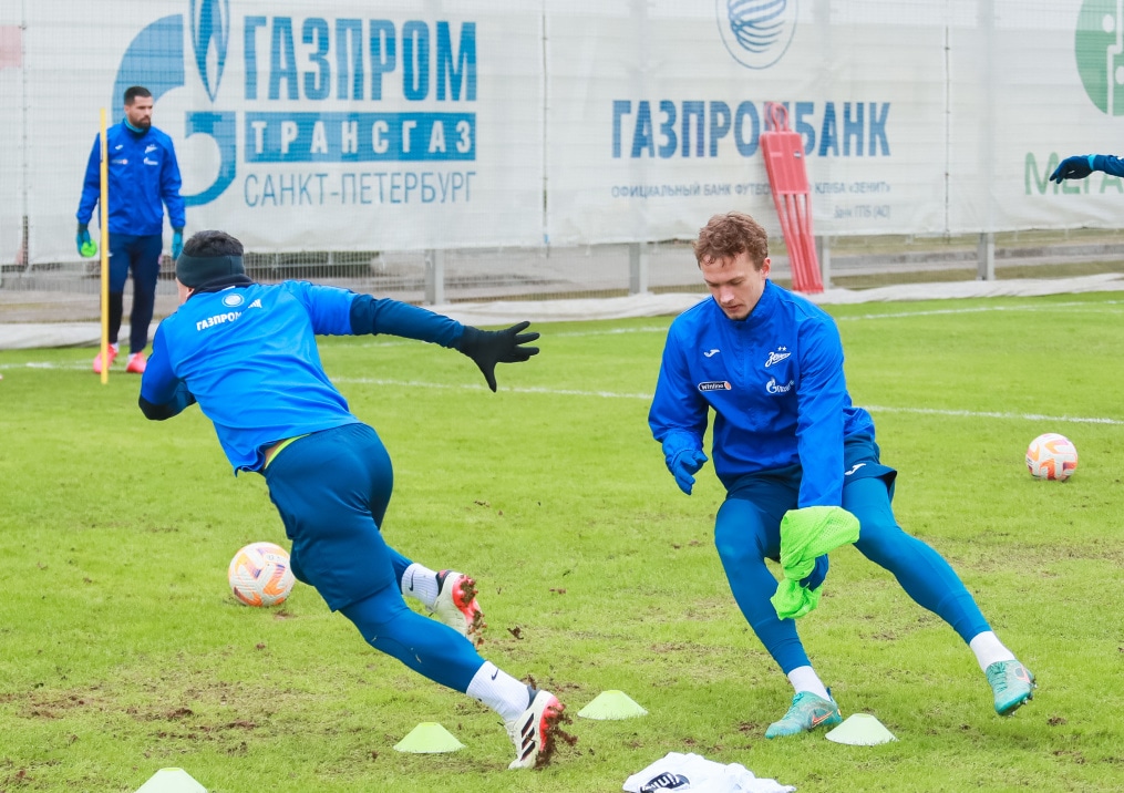 Открытая тренировка «Зенита» перед матчем с «Црвена Звезда»