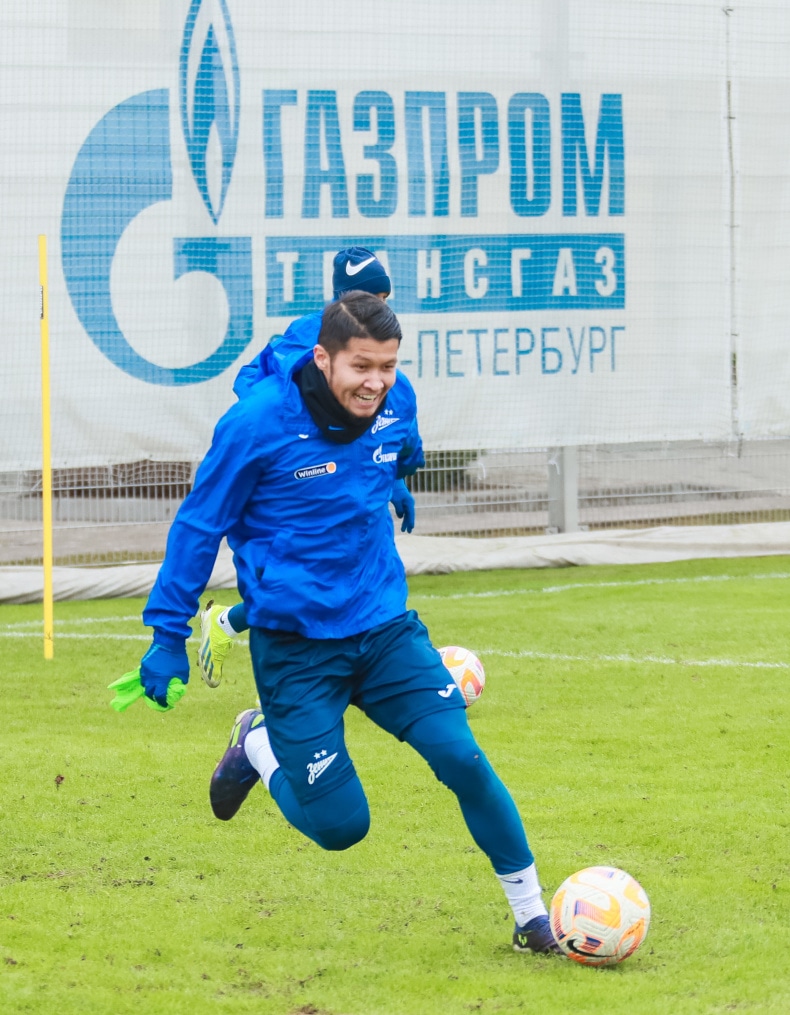 Открытая тренировка «Зенита» перед матчем с «Црвена Звезда»