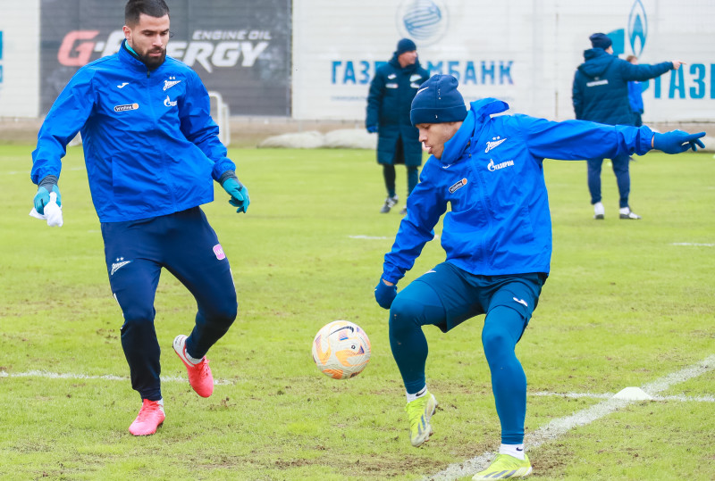 Открытая тренировка «Зенита» перед матчем с «Црвена Звезда»