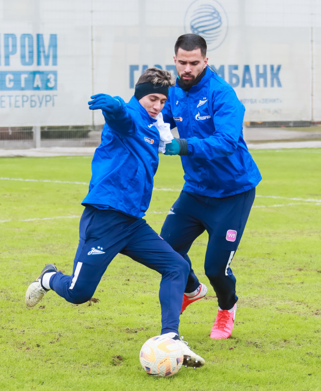 Открытая тренировка «Зенита» перед матчем с «Црвена Звезда»