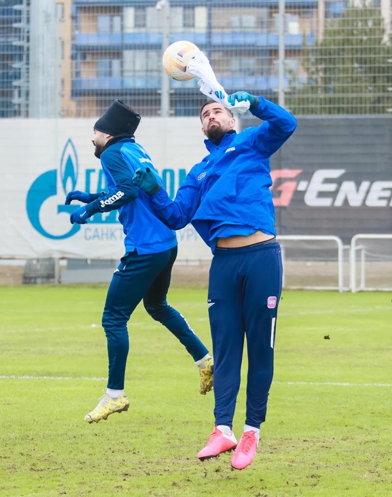 Открытая тренировка «Зенита» перед матчем с «Црвена Звезда»