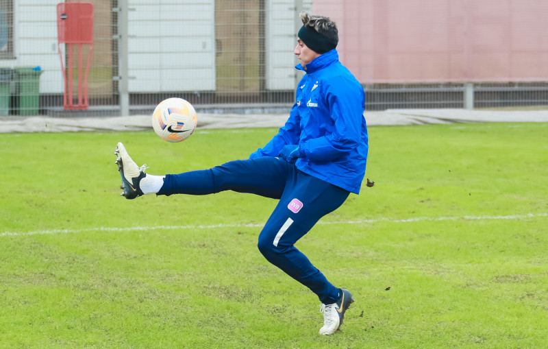 Открытая тренировка «Зенита» перед матчем с «Црвена Звезда»