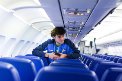 Вылет основного состава ФК «Зенит» на матч со «Спартаком»