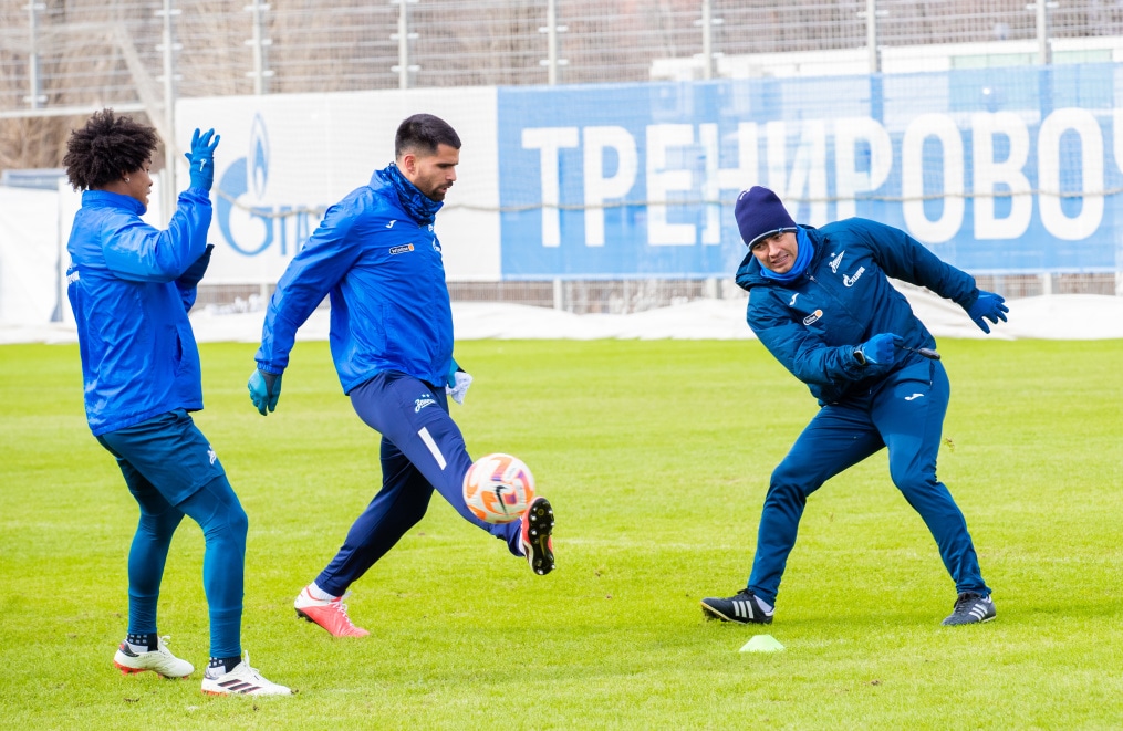 Открытая тренировка «Зенита» перед матчем с «Балтикой»