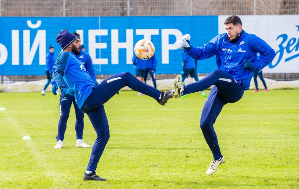 Открытая тренировка «Зенита» перед матчем с «Балтикой»