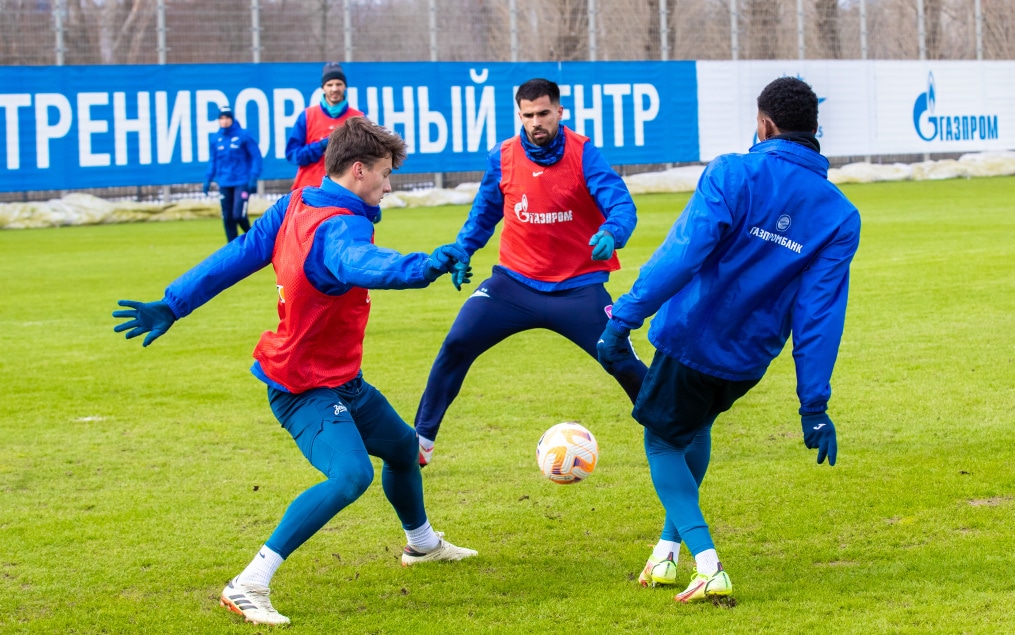 Открытая тренировка «Зенита» перед матчем с «Балтикой»