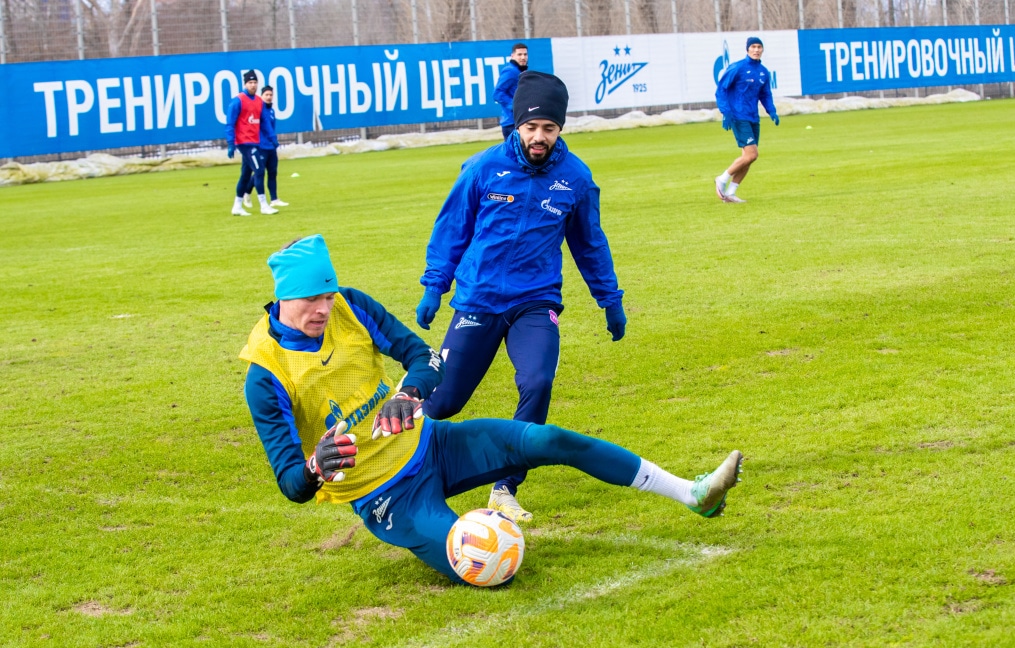 Открытая тренировка «Зенита» перед матчем с «Балтикой»
