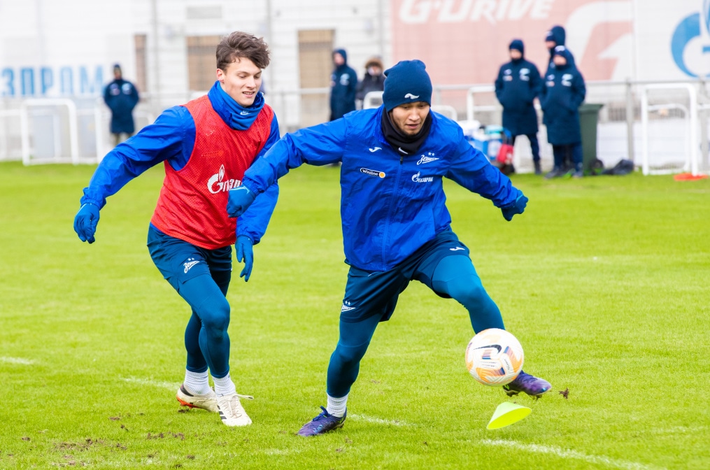 Открытая тренировка «Зенита» перед матчем с «Балтикой»